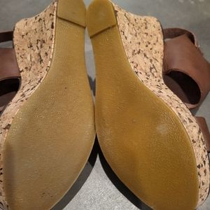 Elite corky brown heels. Worn once.